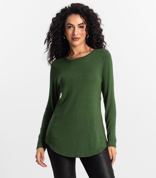 Blusa Feminina Manga Longa Rovitex Verde