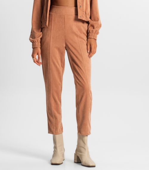 Calça Suede Feminina Rovitex Marrom