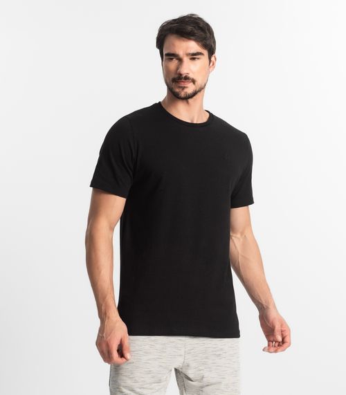 Camiseta Masculina Basica Diametro Preto