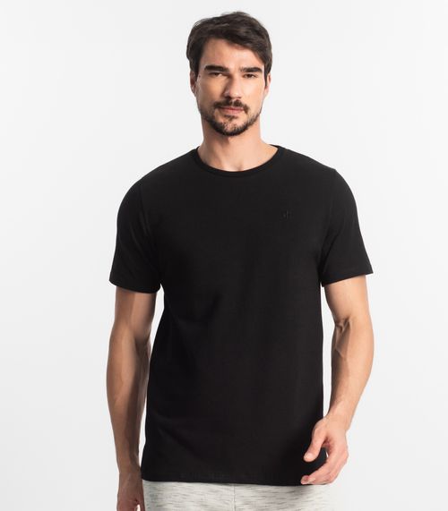 Camiseta Masculina Basica Diametro Preto