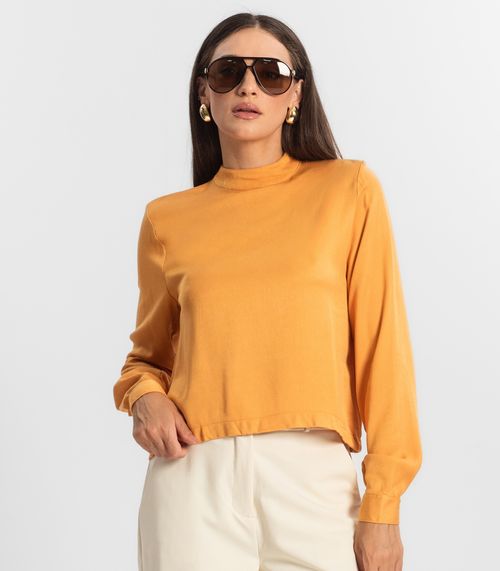 Blusa Feminina Manga Longa Endless Marrom