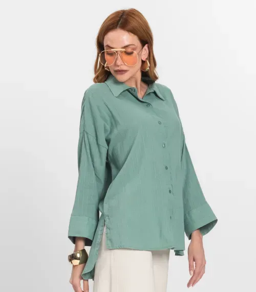 Camisa Feminina Manga Longa Endless Verde
