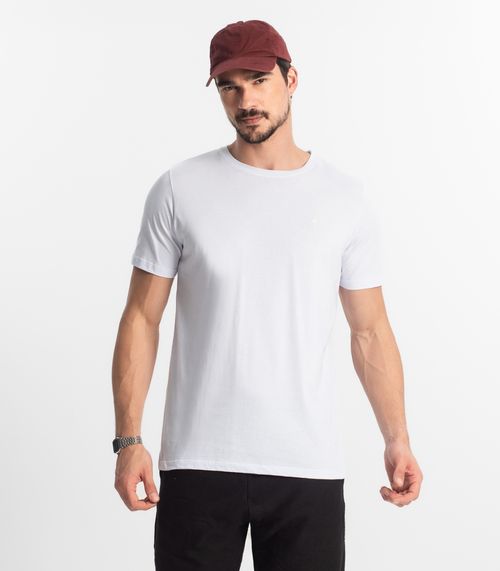 Camiseta Masculina Basica Diametro Branco