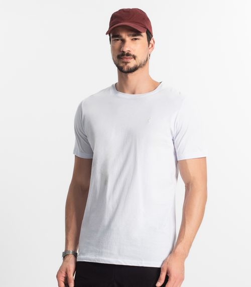 Camiseta Masculina Basica Diametro Branco