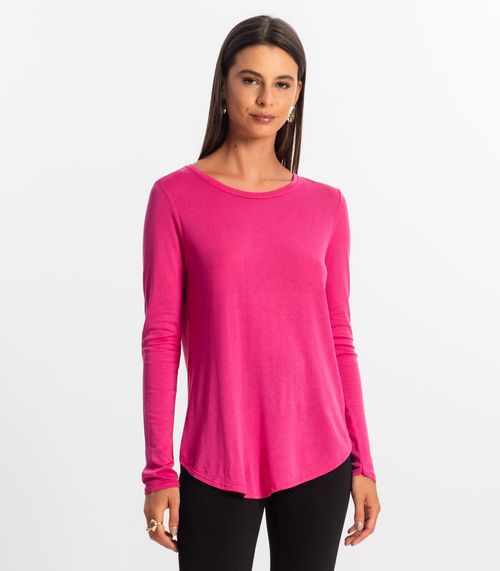 Blusa Feminina Manga Longa Rovitex Rosa