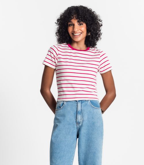 Blusa Feminina em Cotton Leve Rovitex Rosa