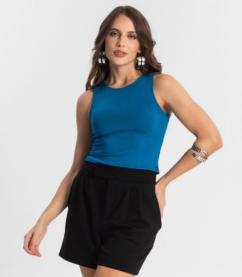 Regata De Viscotorcion Básica Feminina Endless Azul