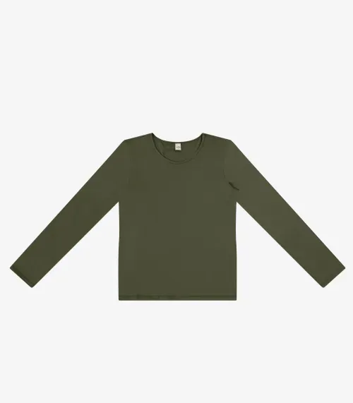 Blusa Feminina Manga Longa Rovitex Verde