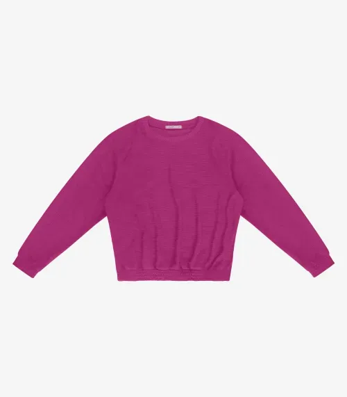 Blusão Feminino Malhão Plus Size Secret Glam Roxo