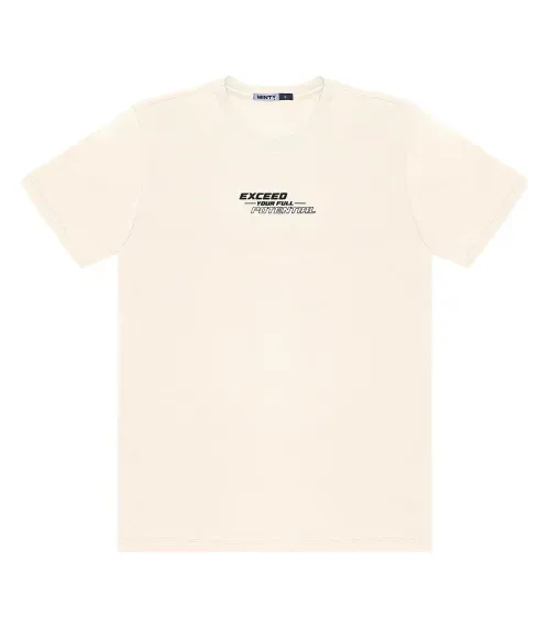 Camiseta Juvenil Menino Minty Bege