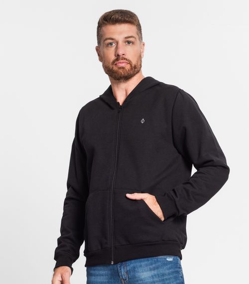 Jaqueta Masculina Moletom Premium Diametro Preto
