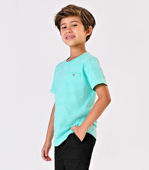 Camiseta Infantil Masculina Trick Nick Azul