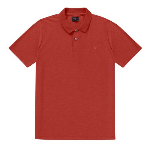 Camisa Polo Básica Masculina Diametro Vermelho