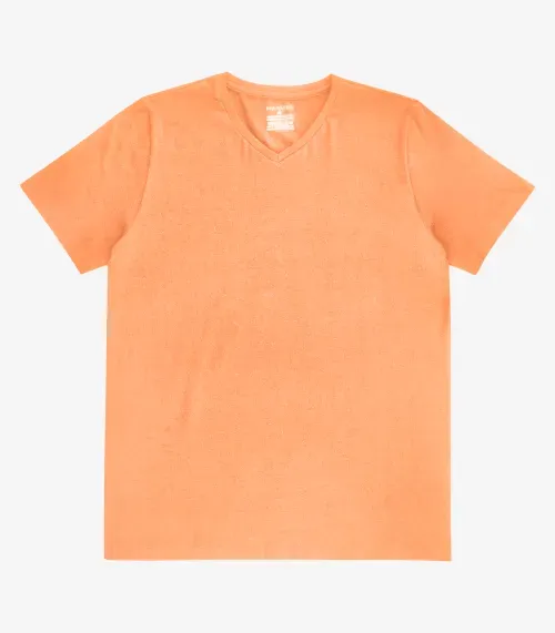 Camiseta Plus Size Masculina Diametro Laranja