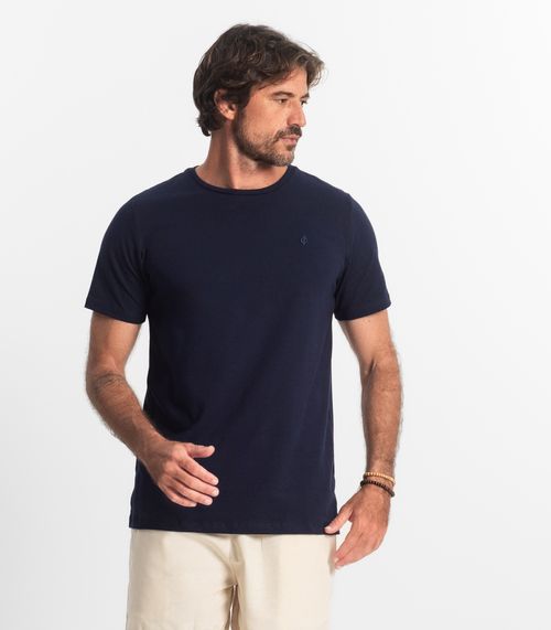 Camiseta Masculina Basica Diametro Azul