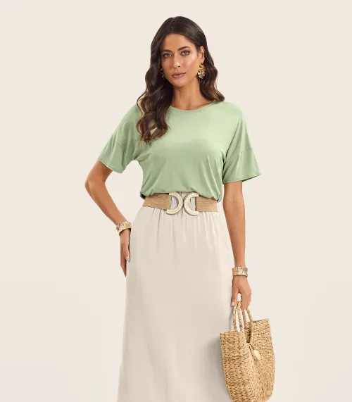 Blusa Feminina em Viscose Endless Verde