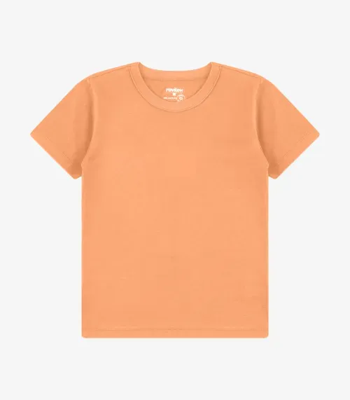 Camiseta Infantil Menino Básica Rovi Kids Laranja