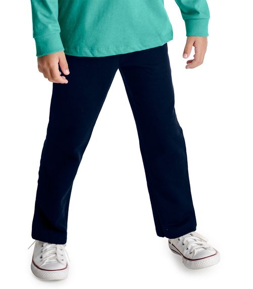 Calça Infantil Moletom Rovitex Kids Azul