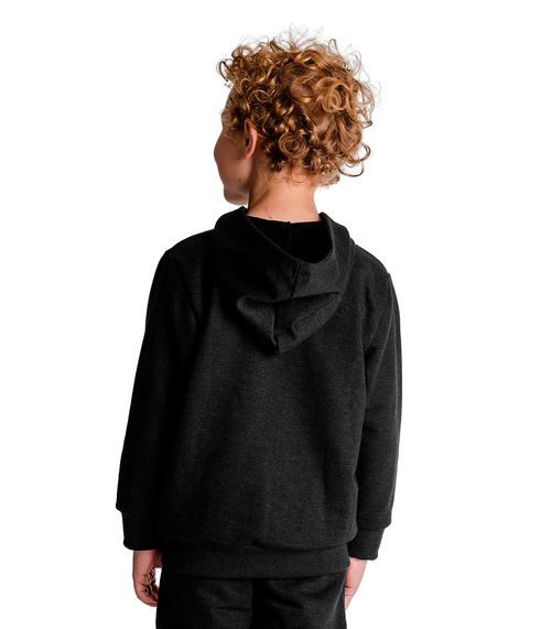 Jaqueta Infantil Moletom com Capuz Rovitex Kids Preto