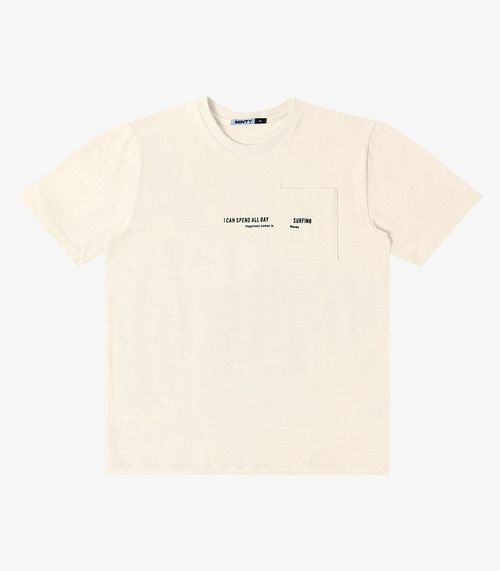 Camiseta Juvenil Malhão Flamê Masculina Minty Bege