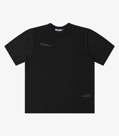 Camiseta Juvenil Em Malhão Masculina Minty Preto