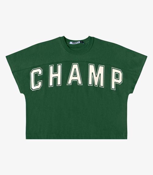 Camiseta Meia Malha Feminina Minty Verde