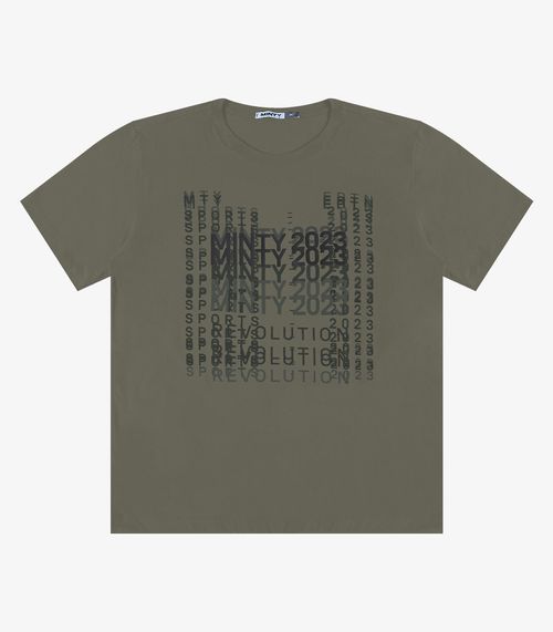 Camiseta Juvenil Estampada Masculina Minty Verde