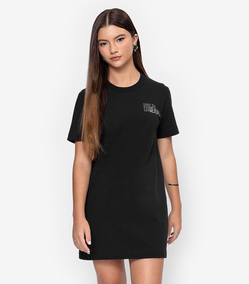 Vestido Curto Feminino Minty Preto