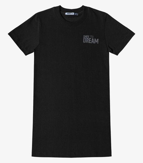 Vestido Curto Feminino Minty Preto