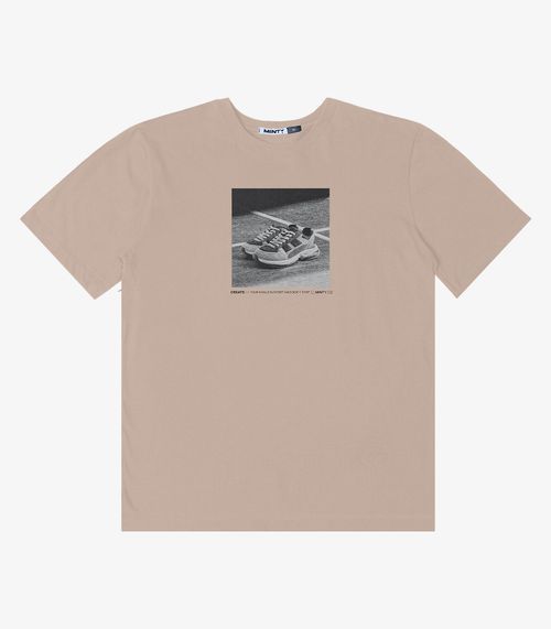 Camiseta Juvenil Em Meia Malha Masculina Minty Marrom