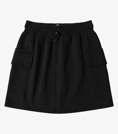 Saia Cargo Feminina Minty Preto