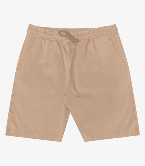 Bermuda Juvenil Em Sarja Masculina Minty Marrom