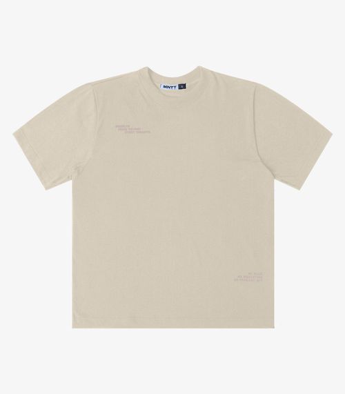 Camiseta Juvenil Em Malhão Masculina Minty Bege