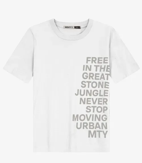 Camiseta Juvenil Masculina em Meia Malha Minty Preto