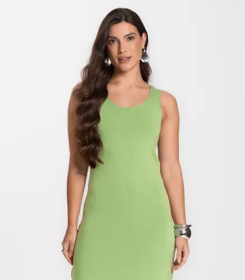 Vestido Midi Feminino Select Verde