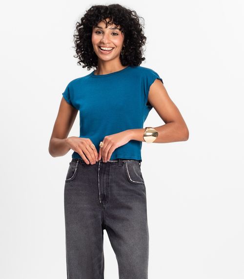 Blusa Feminina Infinita Cor Azul