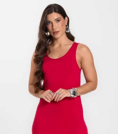Vestido Midi Feminino Select Pitanga