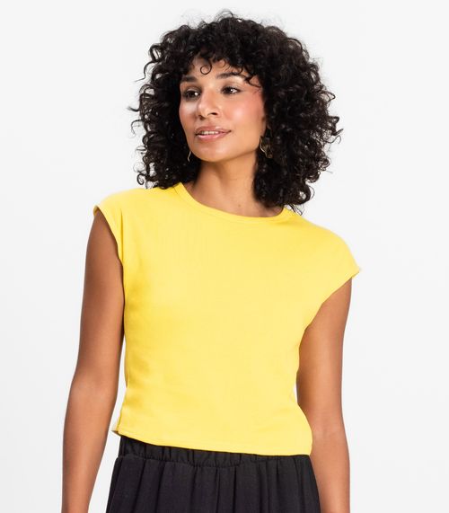 Blusa Feminina Infinita Cor Amarelo
