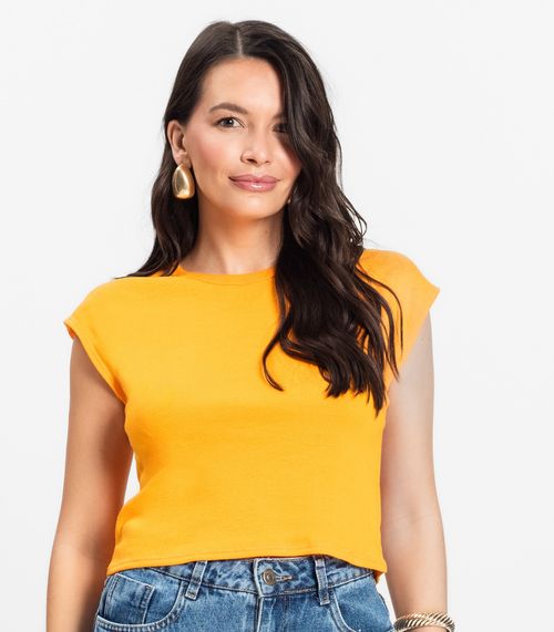 Blusa Feminina Infinita Cor Laranja