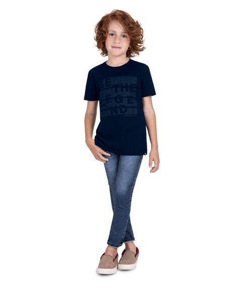 Conjunto Infantil Camiseta Com Calça Trick Nick Azul