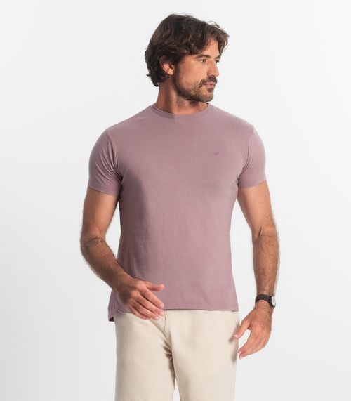 Camiseta Masculina Básica Select Lilás
