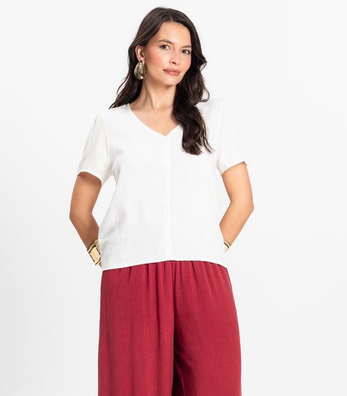 Blusa Feminina Comfy Select Branco