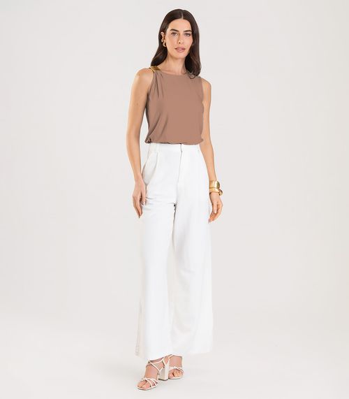 Regata Feminina Dianna Marrom