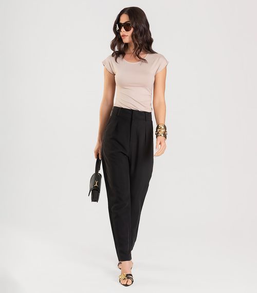 Blusa Feminina Com Franzido Dianna Chocolate