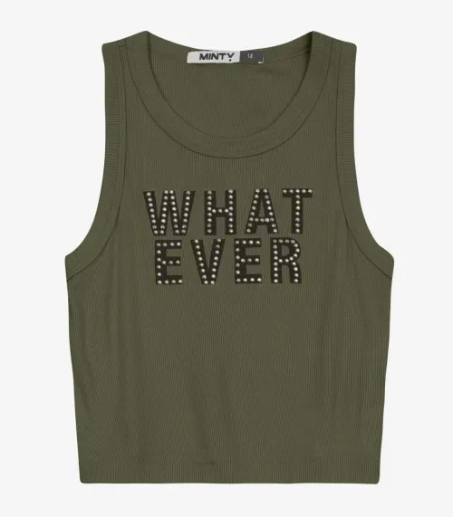 Regata Juvenil Feminina em Ribana de Viscose Minty Verde