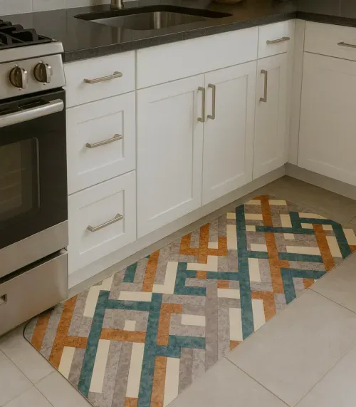 Tapete Cozinha Base Antiderrapante Tapetes Junior Cinza