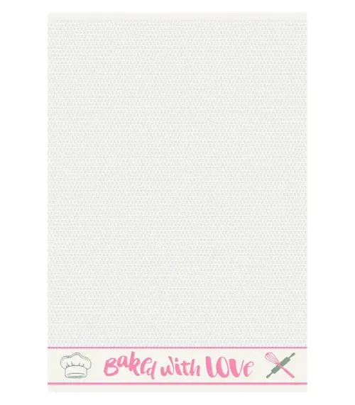 Pano De Copa Jacquard Atlantica Rosa