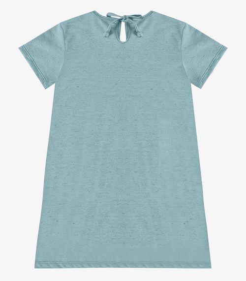 Vestido Infantil em Moletinho Maquenetado Select Verde