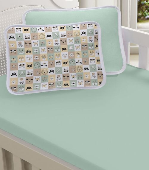 Jogo Cama Baby Estampado Vivaldi Verde