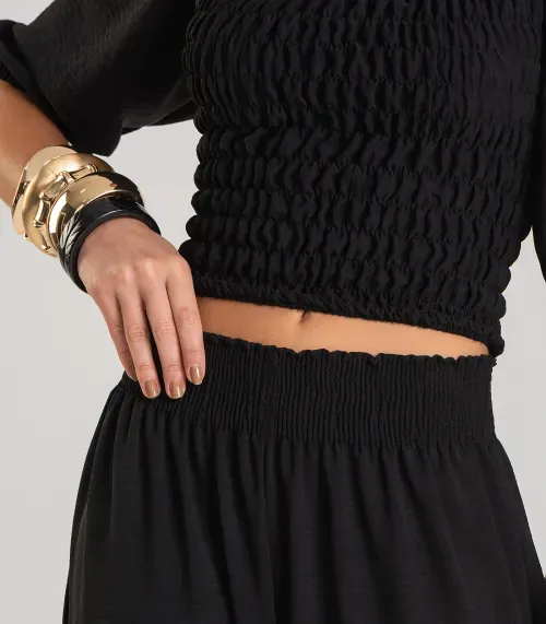 Calça Feminina Pantalona Dianna Preto